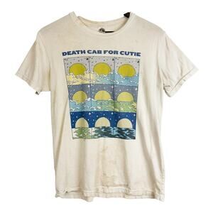 US BLANKS Death Cab for Cutie Band Tee Shirt Adult STAINED - S